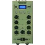 Mini mikseris Omnitronic GNOME-202P — 2-kanālu kompakts audio mikseris, zaļš