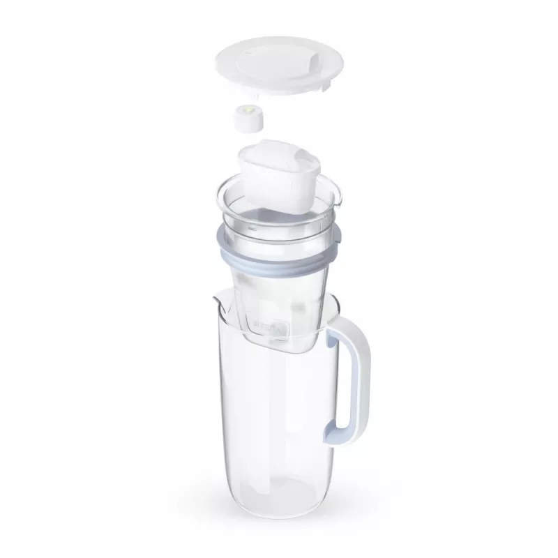 Galda ūdens filtrs BRITA 1050452, MAXTRA, 2,5 L tvertne (1,4 L filtrēts), zils/balts
