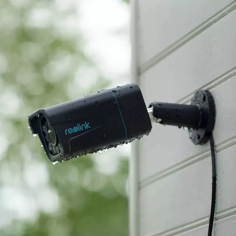 IP drošības kamera Reolink P430 Standard — lodes tipa, 8 MP (3840×2160), 5× optiskā tālummaiņa, IP67, PoE/DC, microSD līdz 256 GB