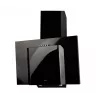 Wall-mounted extractor AKPO WK-4 Java Eco — 600 mm, 407 m³/h, 3 speeds, 61 dB, Melns tempered glass