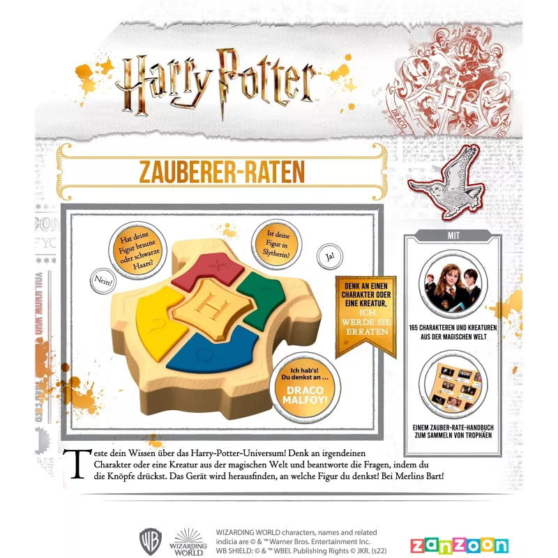 Harry Potter - Wizard Guessing Game, viktorīnas spēle