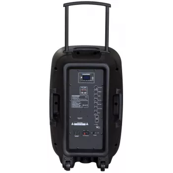 Blaupunkt PA12 portatīvais skaļrunis 650 W Stereo portatīvais skaļrunis Melns