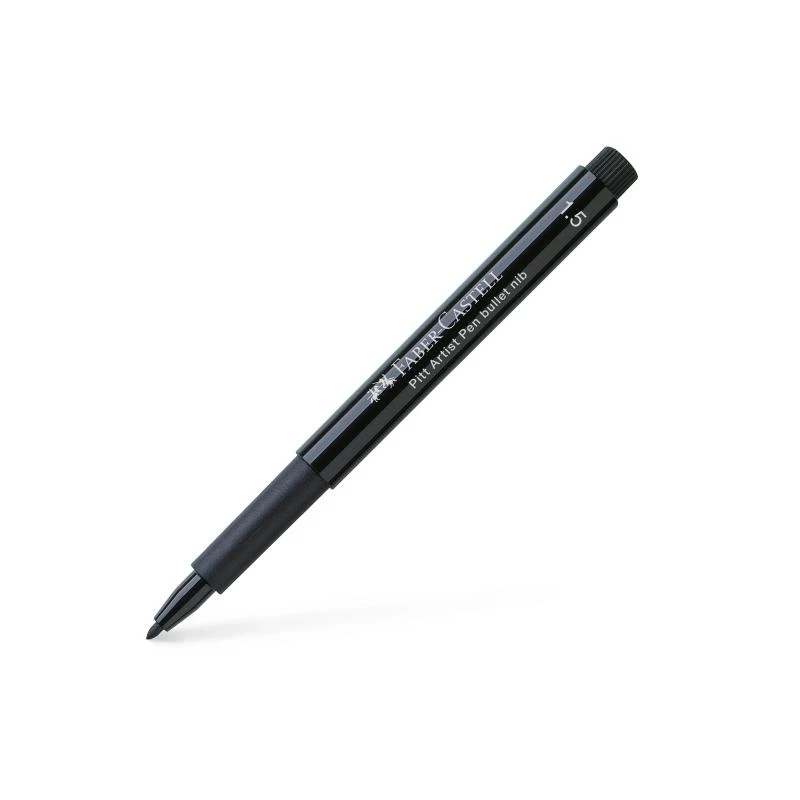 Flomāsters Faber-Castell 167153 — flomāsteris, melns, viens gabals