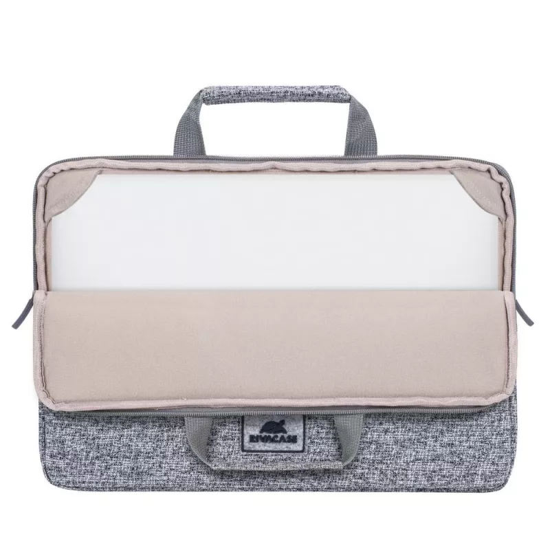 Rivacase 7913 33.8 cm (13.3) Uzmavas futrālis Melns, Pelēks