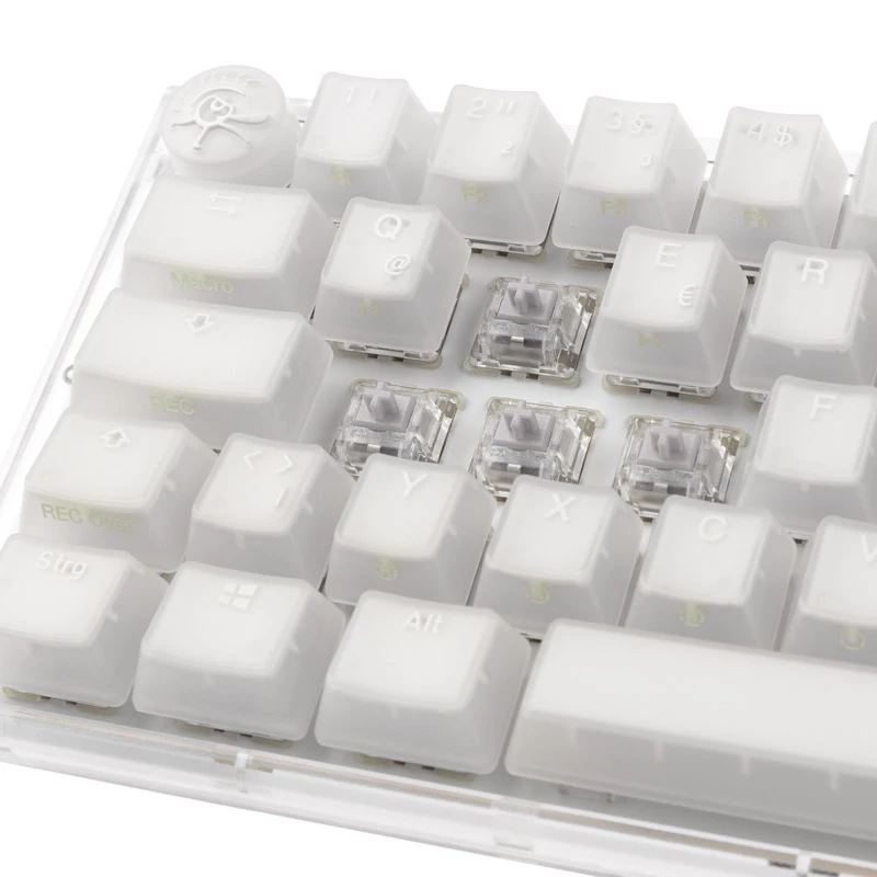 Ducky One 3 Mini klaviatūra spēlēm, USB, balta