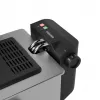 Tristar fritieris | FR-9338 | Jauda 2000 W | Tilpums 3 L | Nerūsējošais tērauds/melns