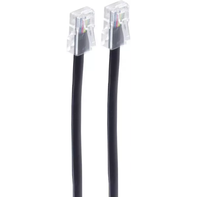 shiverpeaks ®-BASIC-S--®-BASIC-S--Modular-Cable, Western-Plug 8/8 to Western-Plug 8/8, 6,0m (BS70086-8/8)