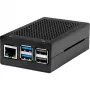 Joy-IT RB-AlucaseP5-01B SBC-Enclosure Raspberry Pi Aluminium Melns (RB-AlucaseP5-01B)