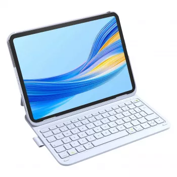Planšetes futlāris ar Bluetooth tastatūru Inateck BK2007 iPad Air 11 collas (27,9 cm) — QWERTZ izkārtojums, 250 mAh akumulators