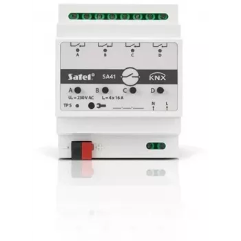 SATEL KNX 4 kanālu slēgšanas izpildmehānisms KNX-SA41