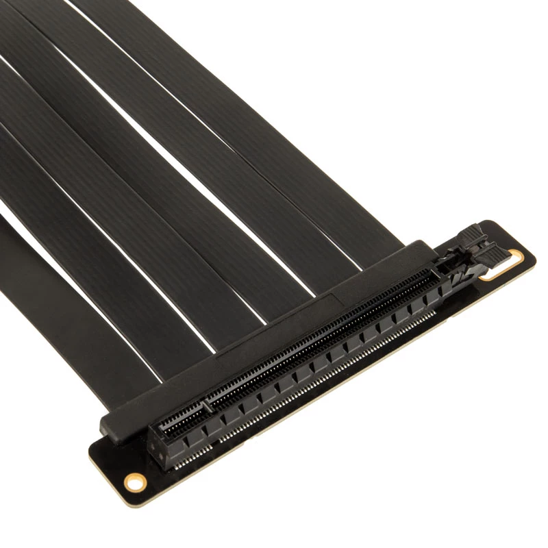 Kolink PCI Express 5.0 x16 uz x16 paaugstināšanas kabelis, 90 grādi, melns – 30 cm