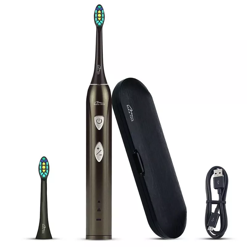 Zobu birste Media-Tech SONIC WAVECLEAN pieaugušajiem brūna
