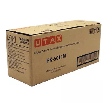 Utax 1T02NRBUT0/PK-5011M tonera komplekts fuksīna krāsā. 5K lapas pēc ISO/IEC 19798