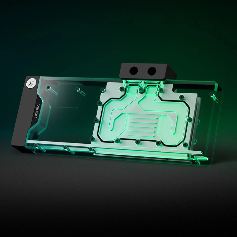 Ūdens bloks EK Water Blocks niķelēts perspekss melns pelēks