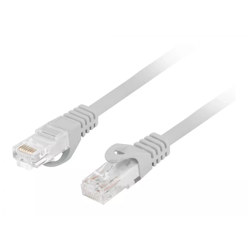 Tīkla kabelis LANBERG PCU6-10CU-1000-S Cat6 U/UTP RJ-45 taisnais 10 m Pelēks