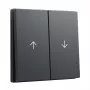 Svārstslēdža pārsegs GIRA System 55 Wippe 2f Pfeil antracīts (modelis 329428)