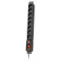 LESTAR LXARM 810 G-A K.:CZ 1,5M 19PDU Melns 8 maiņstrāvas kontaktligzdas 230 V 1,5 m