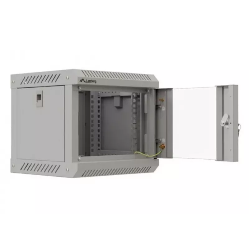 Sienas stiprinājuma plaukts Lanberg WF11-3304-10S 4U pelēks 30 kg ietilpība