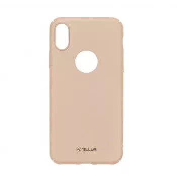 Aizsargtelefona maciņš Tellur Cover Super plāns priekš iPhone X/XS — zelta apdare, īpaši plāns profils