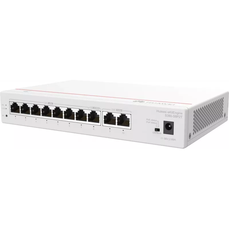 Pārvaldāmo slēdzi HUAWEI eKit S380-S8P2T Gigabit Ethernet 10/100/1000