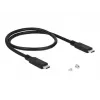 Delock - glabāšanas korpuss - M.2 - M.2 NVMe karte - USB 3.1 (Gen 2) - melns (42614)