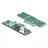 DeLOCK 61066 iekšējais USB 3.2 Gen 1 adapteris M.2 vīrišķais melns