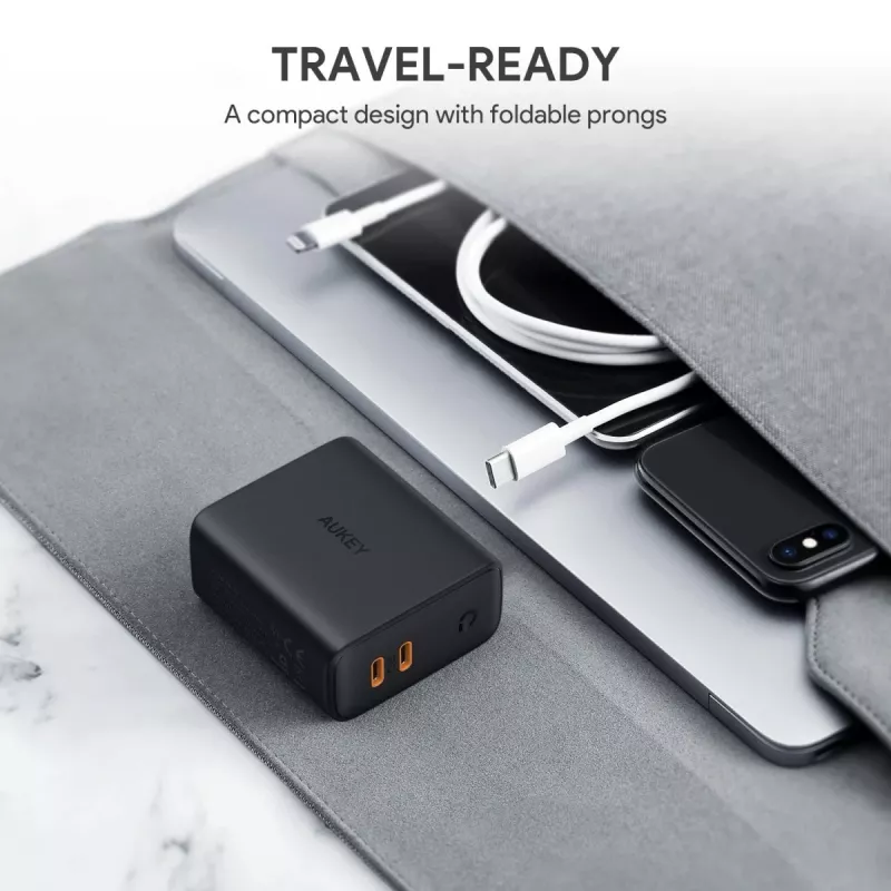 AUKEY PA-D2 mobilās ierīces lādētājs 36W Melns Iekštelpām