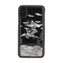 Viedtālruņa maciņš iKins iPhone XS / XS Max — Crane Melns aizsargapvalks