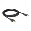 HDMI kabelis DeLOCK 84713 1 m A tipa vīrišķais pret vīrišķo melns