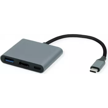 ROLINE displeja adapteris USB-C uz HDMI 4K60+ 1x A+ PD - Adapteris - Digitāls/Dati (12.03.3199)