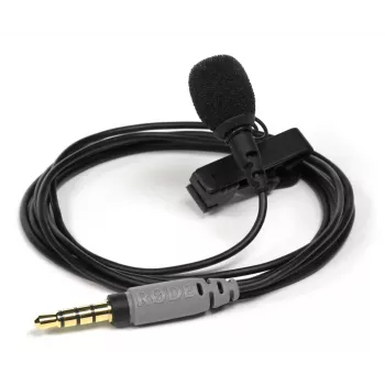 Lavalier mikrofonu RØDE smartLav+ — vadu, daudzvirzienu, 3,5 mm, 20–20 000 Hz, -35 dB jutība, 2 gab., pārnēsāšanas maciņš