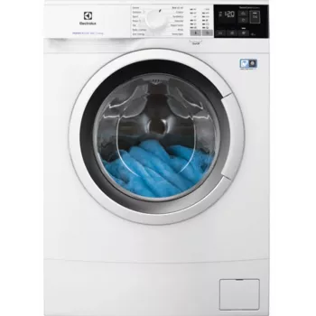 Priekšējās ielādes veļas mazgājamā mašīna Electrolux SensiCare EW6SM404W, 4 kg, 37,2 cm dziļums, 1000 apgr./min., energoefektivitātes klase D
