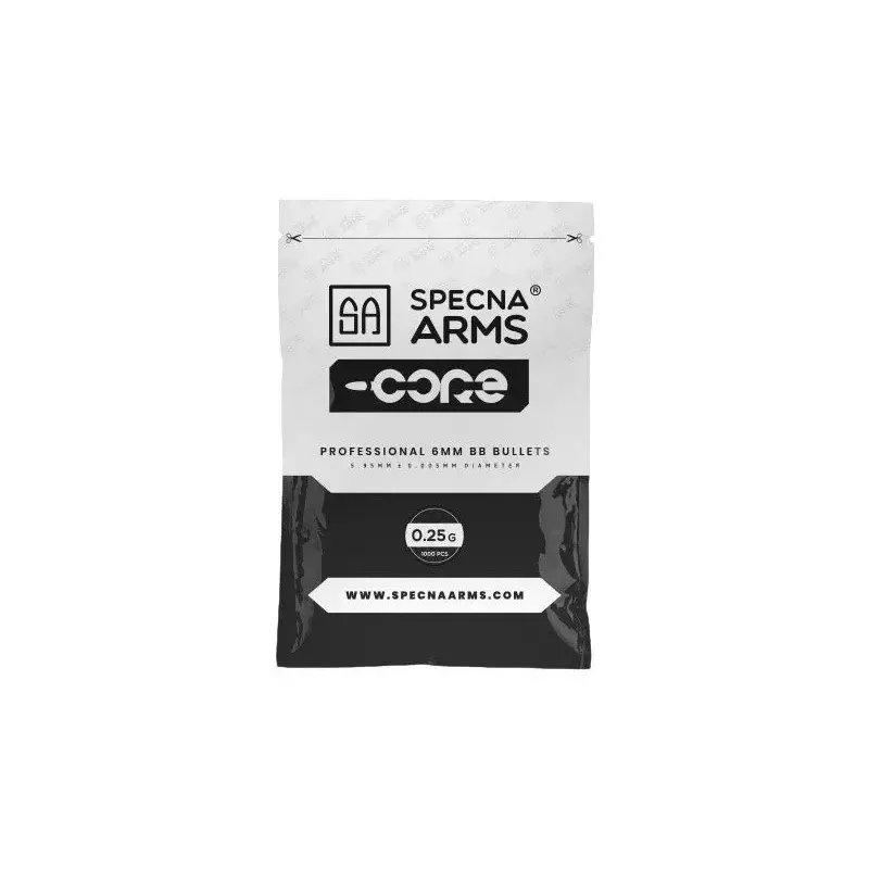 Specna Arms CORE 0.25 g BB lodītes - 1000 gab. (SPE-16-021004)