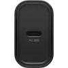 EU sienas stiprinājuma ātrais lādētājs 30 W, melns, USB Power Delivery 3.0, USB-C