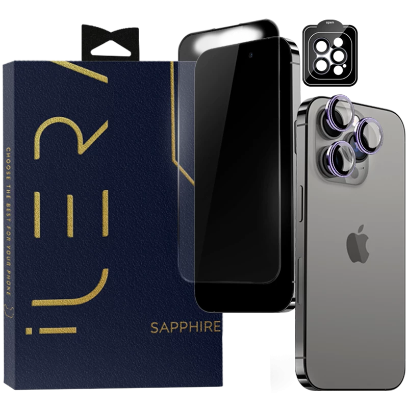 iLera Sapphire Ultra + Glass iPhone 15 Pro Max