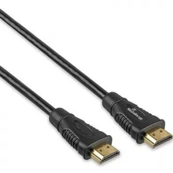 HDMI kabelis MediaRange MRCS247 2 m, HDMI Type A to Type A, HDMI 2.1, 18 Gbit/s, zeltīti kontakti, melns