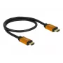 HDMI kabelis DeLOCK 85729 2 m HDMI Type A Standard Melns Gold