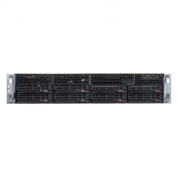 Supermicro 825TQC-R802LPB statīvu servera korpuss, melns