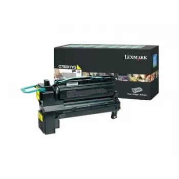 Toneris Lexmark C792X1YG 30000 lapas dzeltens