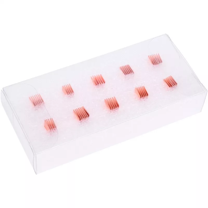 GPU RAM Copper Heatsinks 6,5x6,5mm