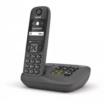 Analogais/DECT telefons Gigaset AE690A zvanītāja ID bezvadu klausule Antracīta