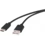 USB 2.0 kabelis Renkforce 1429650 — 1x USB-A uz 1x USB-C, 1,50 m, melns