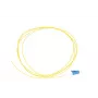 Pigtail LC/PC single-mode Extralink 1.5 m, 900 µm G.657.A1 FTTH, dzeltens, Easy-strip