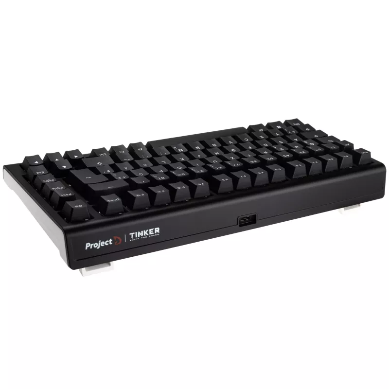 Ducky Tinker 75 tastatūra Gaming USB vācu melna