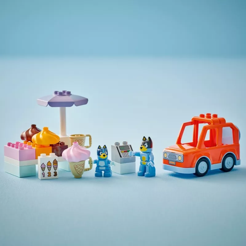 LEGO BLUEY 10458 Saldējuma ceļojums ar Bluey