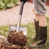 Fiskars Ergonomic FS.S. 1025376 lāpsta, pelēka — ergonomiska dārza lāpsta, Fiskars 1070058