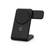 Iekštelpu lādētājs Crong CRG-MSPS-BLK viedpulkstenim melns Lightning USB bezvadu