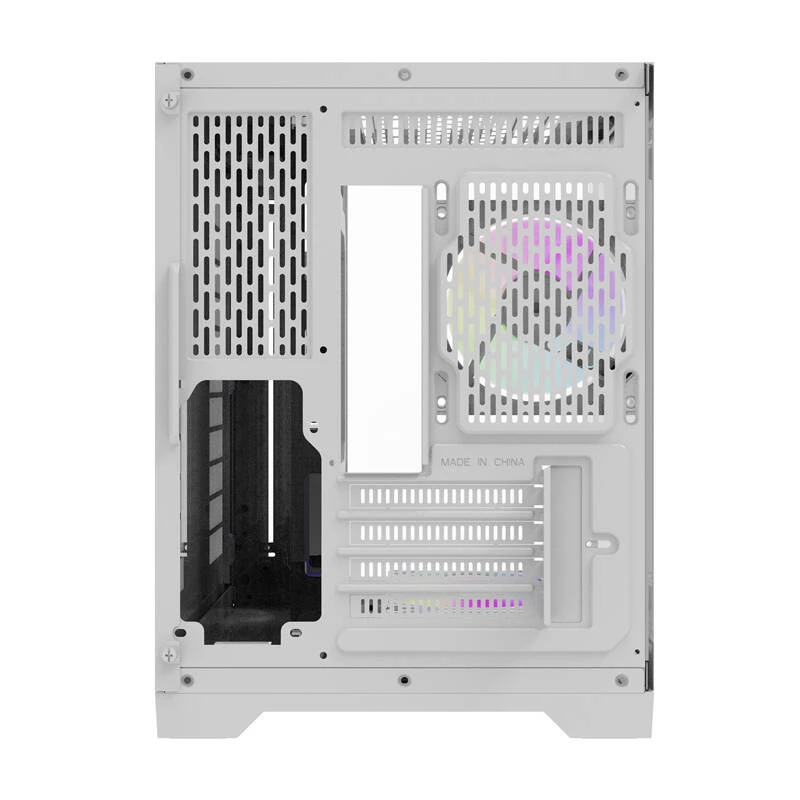 Datora korpuss Darflash FT418 + 6 aRGB ventilatori (balts)