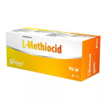 VETFOOD L-Methiocid - piedevas suņiem un kaķiem - 120 gab.
