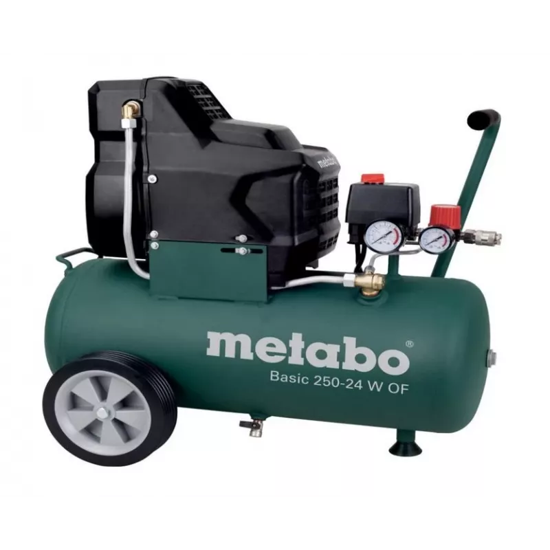 Metabo BEZEĻĻAS kompresors 230 V 24 l Basic 250-24 W OF